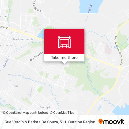 Rua Vergínio Batista De Souza, 511 map