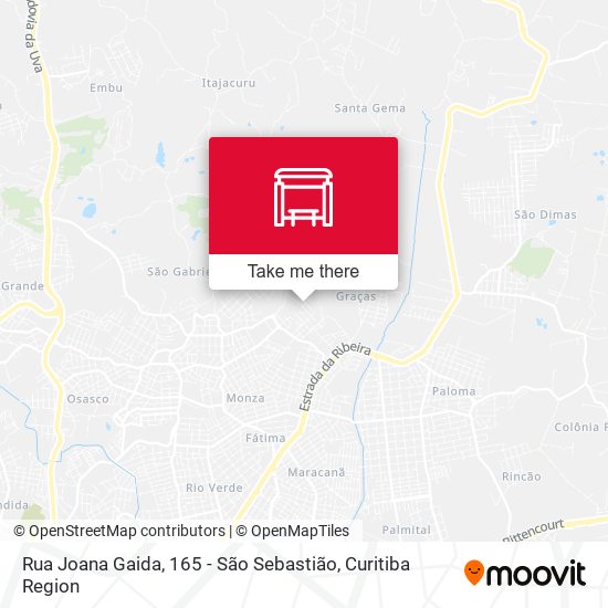 Rua Joana Gaida, 165 - São Sebastião map