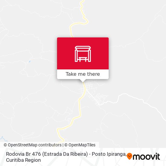 Rodovia Br 476 (Estrada Da Ribeira) - Posto Ipiranga map