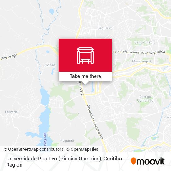 Universidade Positivo (Piscina Olímpica) map
