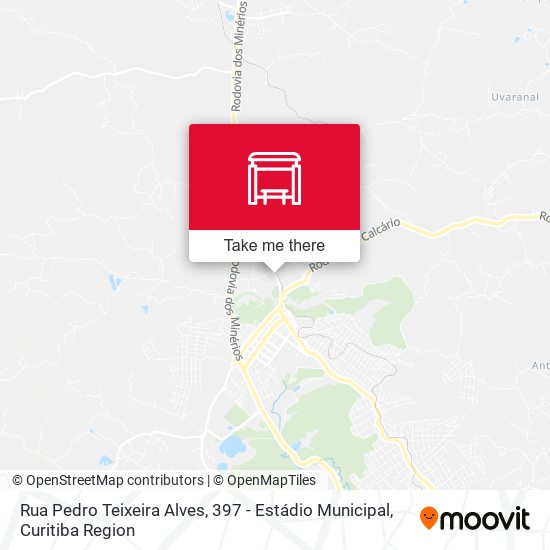 Rua Pedro Teixeira Alves, 397 - Estádio Municipal map