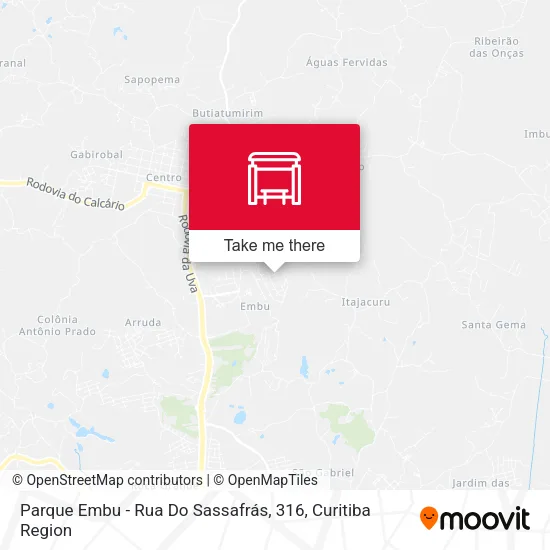 Parque Embu - Rua Do Sassafrás, 316 map
