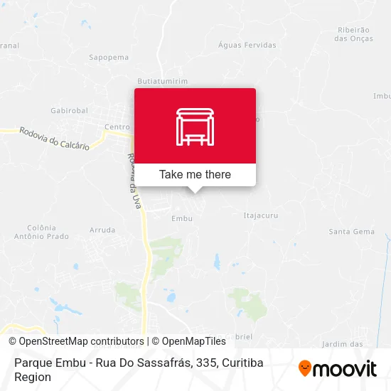 Parque Embu - Rua Do Sassafrás, 335 map