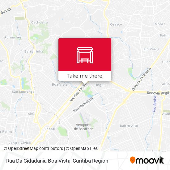 Rua Da Cidadania Boa Vista map