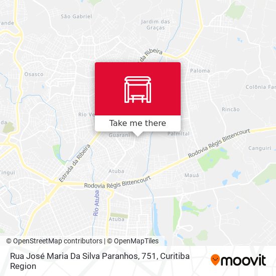 Rua José Maria Da Silva Paranhos, 751 map