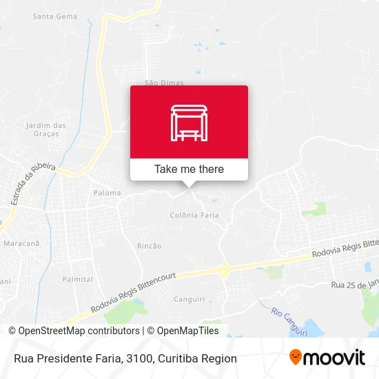 Rua Presidente Faria, 3100 map