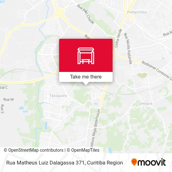 Rua Matheus Luiz Dalagassa 371 map
