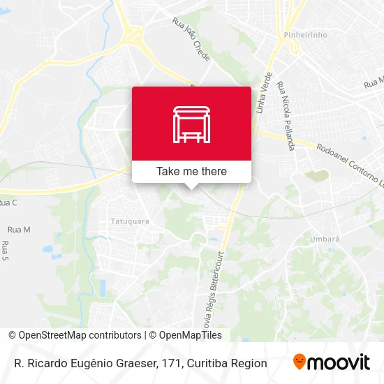 R. Ricardo Eugênio Graeser, 171 map