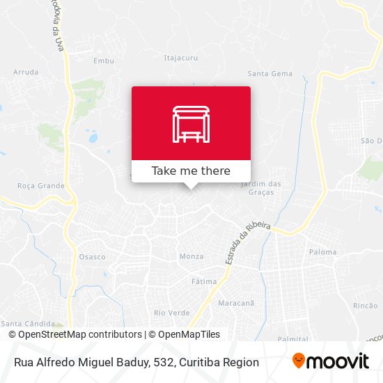 Mapa Rua Alfredo Miguel Baduy, 532