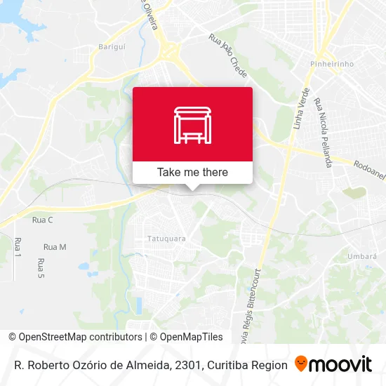 R. Roberto Ozório de Almeida, 2301 map
