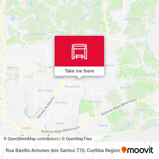 Rua Basílio Antunes dos Santos 770 map