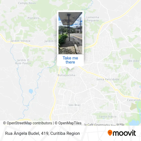 Rua Ângela Budel, 419 map