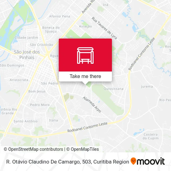 R. Otávio Claudino De Camargo, 503 map