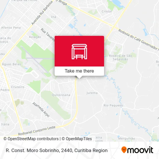 R. Const. Moro Sobrinho, 2440 map