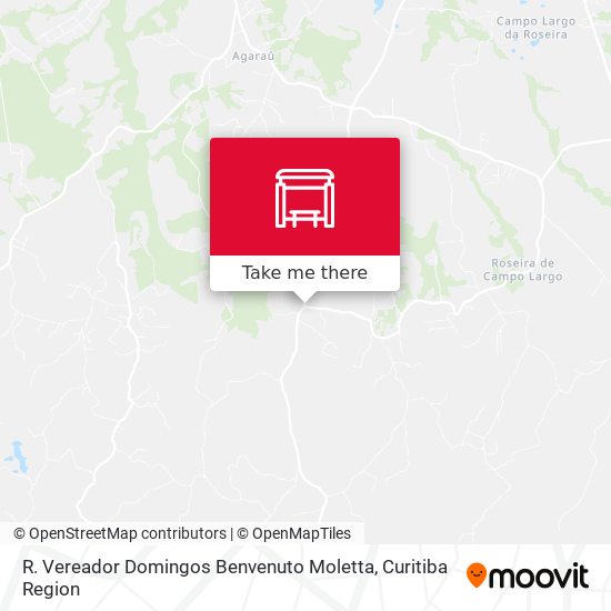 R. Vereador Domingos Benvenuto Moletta map