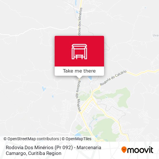 Rodovia Dos Minérios (Pr 092) - Marcenaria Camargo map
