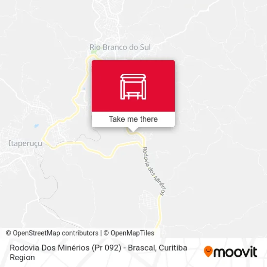 Rodovia Dos Minérios (Pr 092) - Brascal map