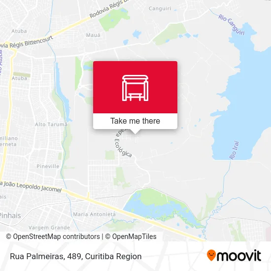 Rua Palmeiras, 489 map