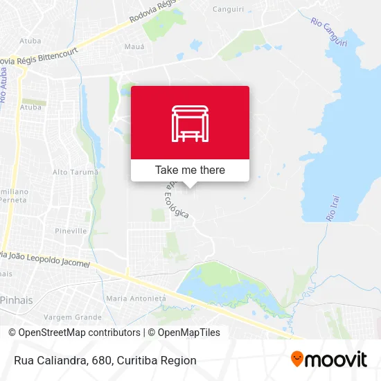 Rua Caliandra, 680 map