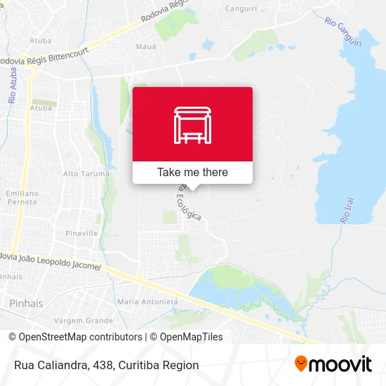Rua Caliandra, 438 map