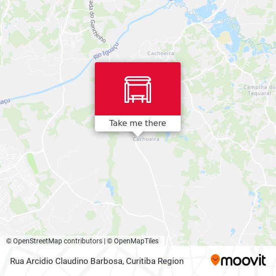 Rua Arcidio Claudino Barbosa map