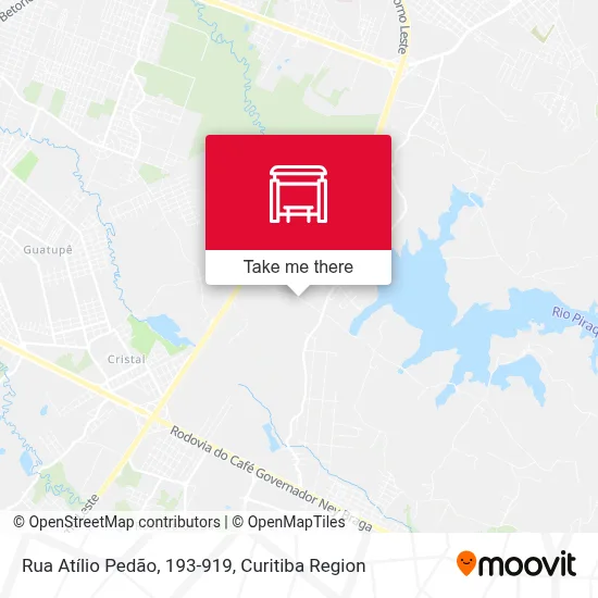 Rua Atílio Pedão, 193-919 map