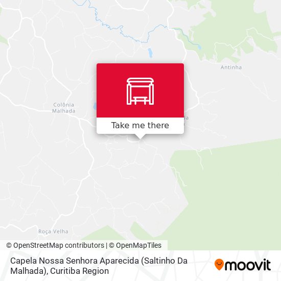 Capela Nossa Senhora Aparecida (Saltinho Da Malhada) map