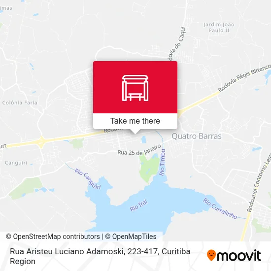 Rua Aristeu Luciano Adamoski, 223-417 map