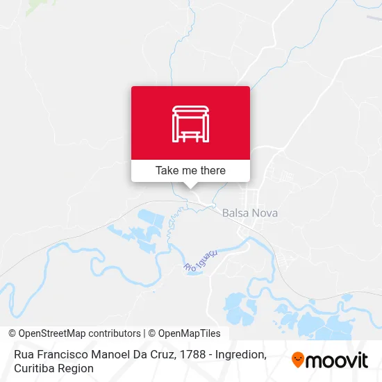 Rua Francisco Manoel Da Cruz, 1788 - Ingredion map