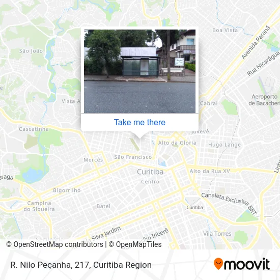 R. Nilo Peçanha, 217 map