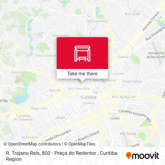 R. Trajano Reis, 800 - Praça do Redentor map