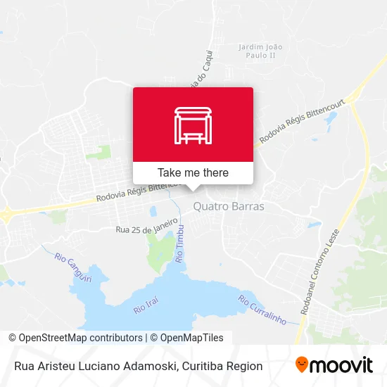 Rua Aristeu Luciano Adamoski map