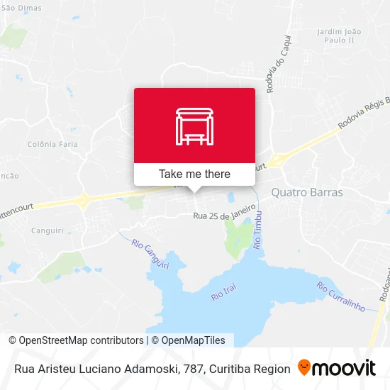 Rua Aristeu Luciano Adamoski, 787 map