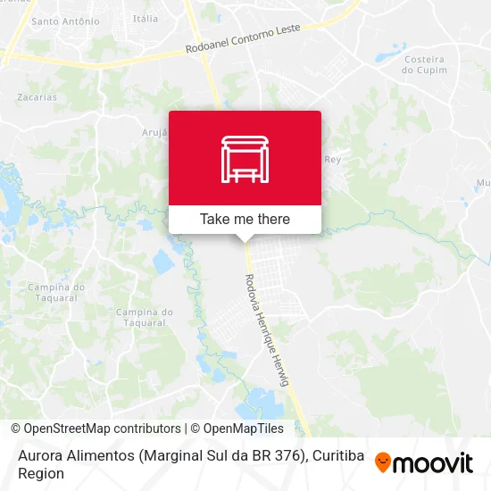 Aurora Alimentos (Marginal Sul da BR 376) map