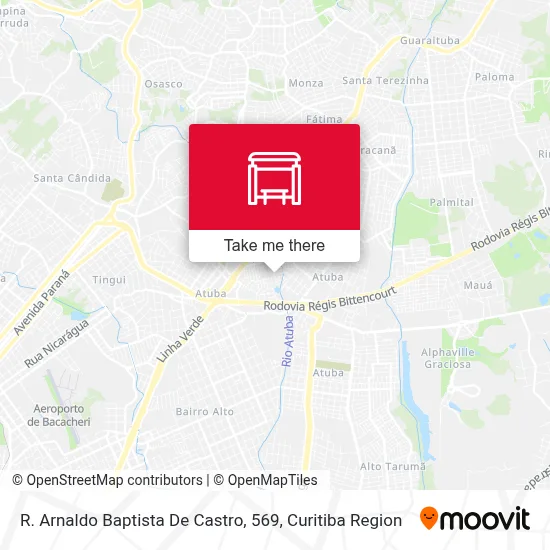 R. Arnaldo Baptista De Castro, 569 map
