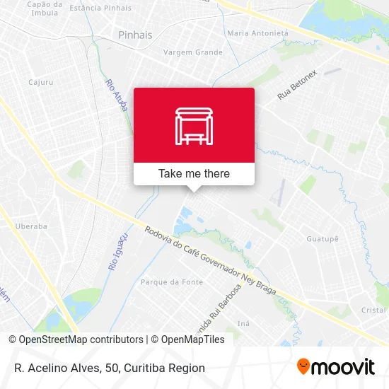 R. Acelino Alves, 50 map