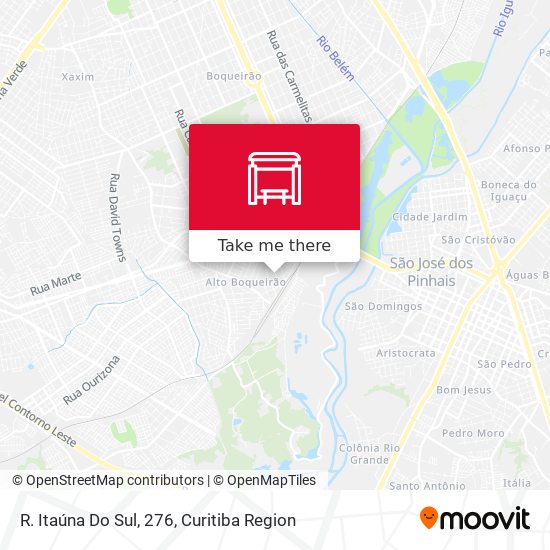 R. Itaúna Do Sul, 276 map
