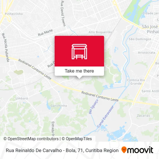 Rua Reinaldo De Carvalho - Bola, 71 map