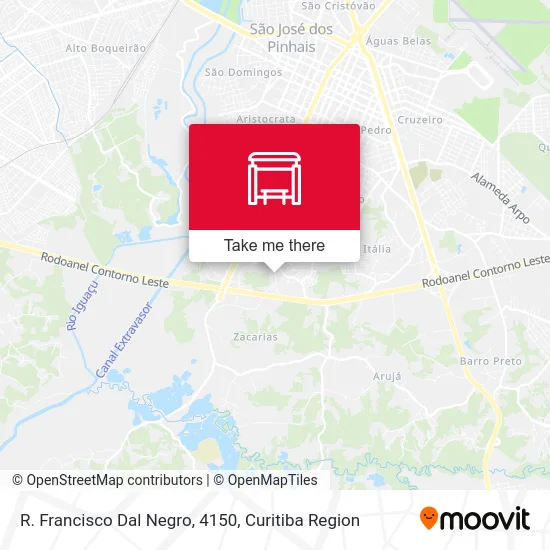 R. Francisco Dal Negro, 4150 map