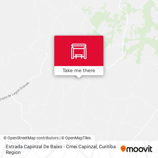 Mapa Estrada Capinzal De Baixo - Cmei Capinzal