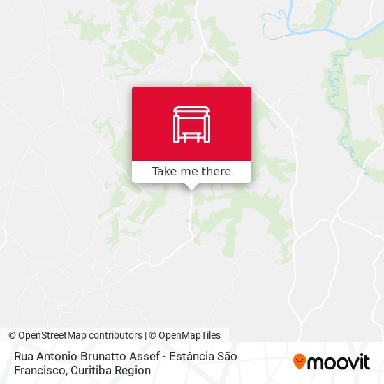 Rua Antonio Brunatto Assef - Estância São Francisco map