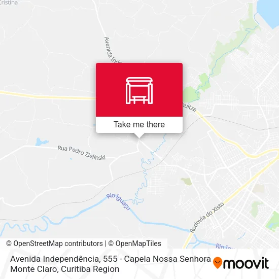 Avenida Independência, 555 - Capela Nossa Senhora Monte Claro map