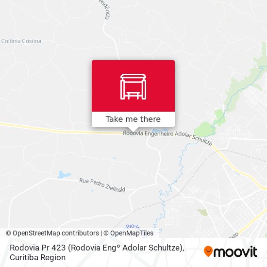 Rodovia Pr 423 (Rodovia Engº Adolar Schultze) map