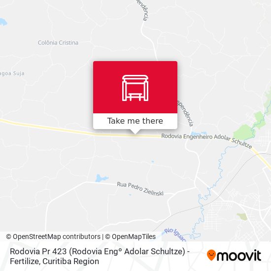 Rodovia Pr 423 (Rodovia Engº Adolar Schultze) - Fertilize map