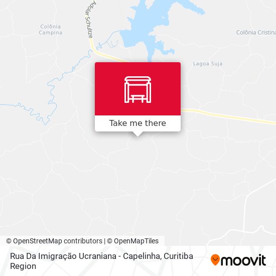 Mapa Rua Da Imigração Ucraniana - Capelinha