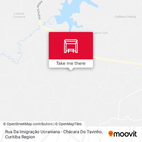 Rua Da Imigração Ucraniana - Chácara Do Tavinho map