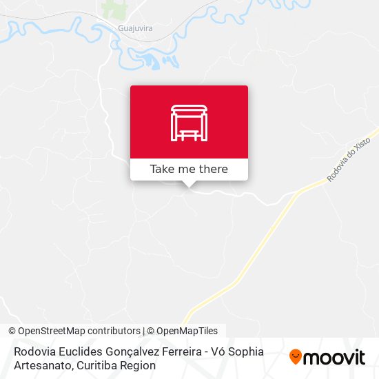 Mapa Rodovia Euclides Gonçalvez Ferreira - Vó Sophia Artesanato