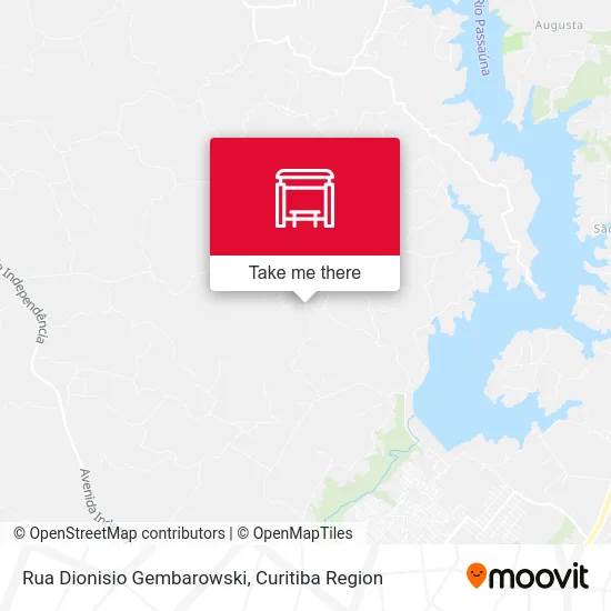 Rua Dionisio Gembarowski map