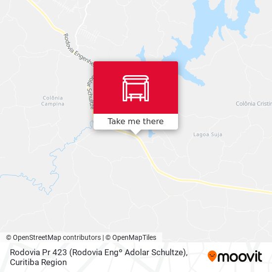 Rodovia Pr 423 (Rodovia Engº Adolar Schultze) map