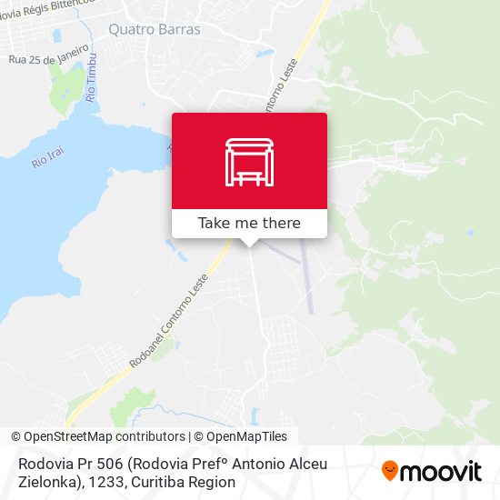 Rodovia Pr 506 (Rodovia Prefº Antonio Alceu Zielonka), 1233 map